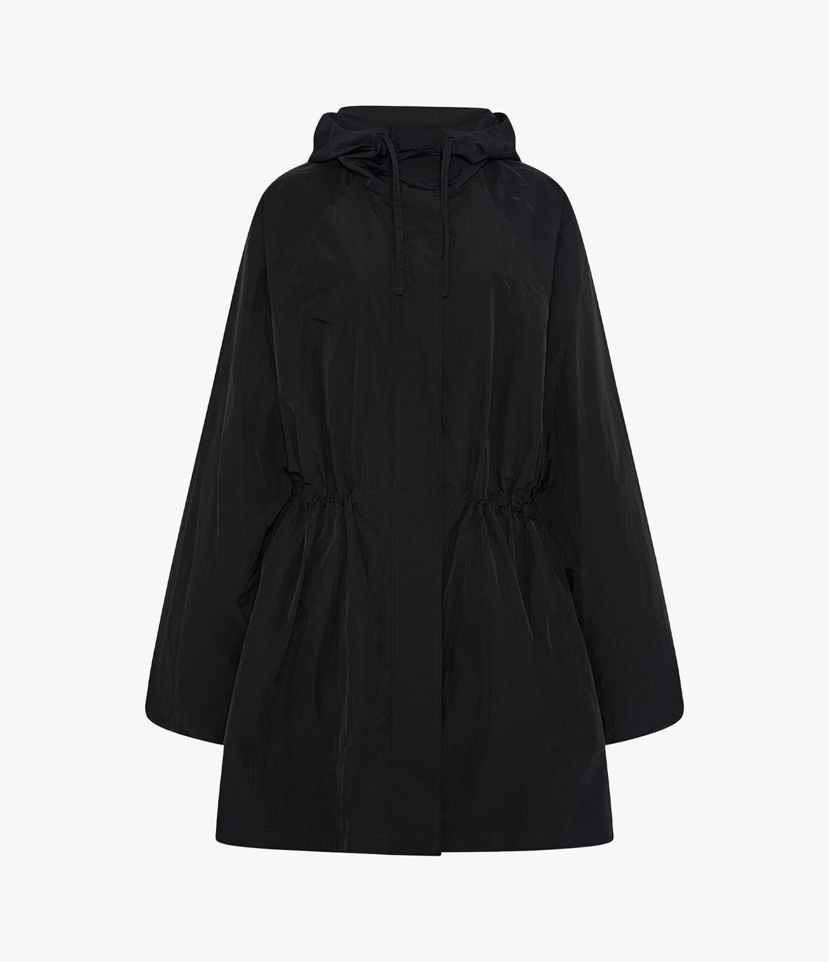 Recycled Nylon Anorak | Black