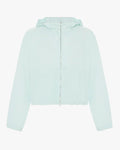 Recycled Nylon Short Blouson | Aquamarine
