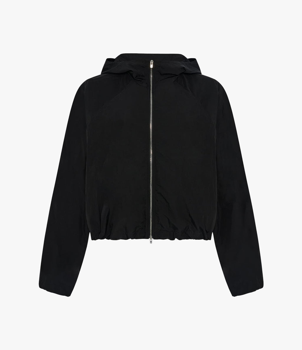 Recycled Nylon Short Blouson | Black