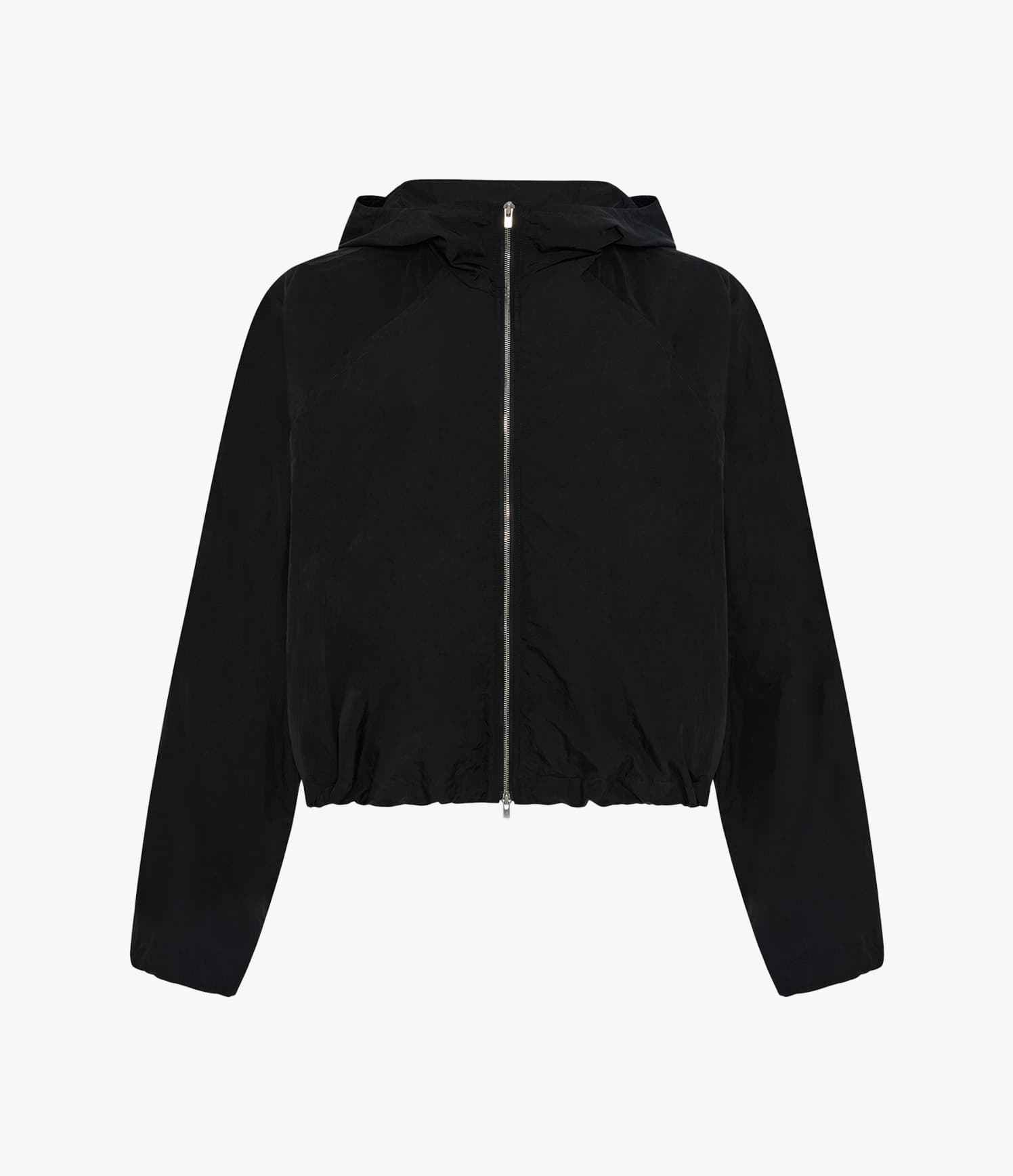 Recycled Nylon Short Blouson | Black