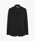 Cotton Relaxed Blazer | Black