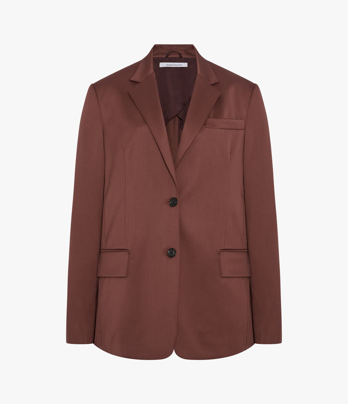 Wool Relaxed Blazer | Cinnamon