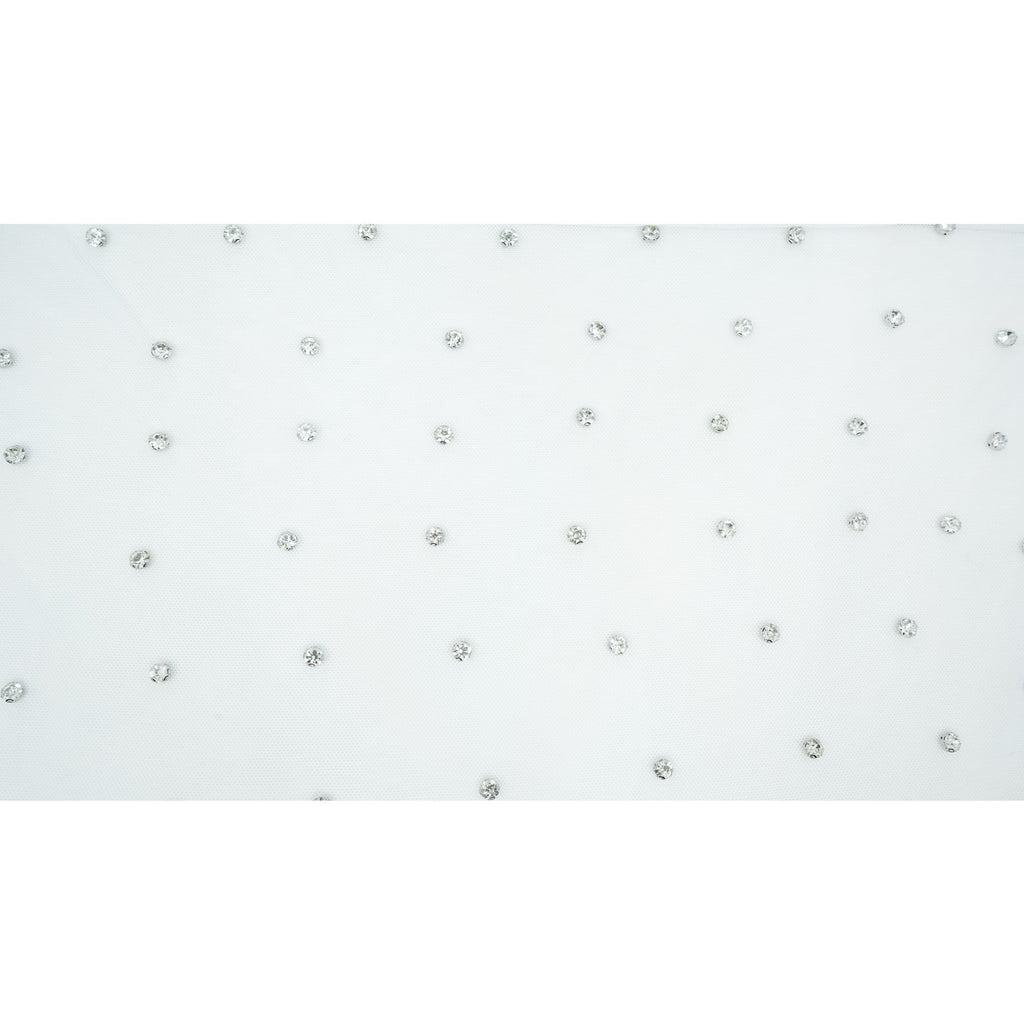 Stellar Rhinestone Stretch Mesh Fabric | Blue Moon Fabrics