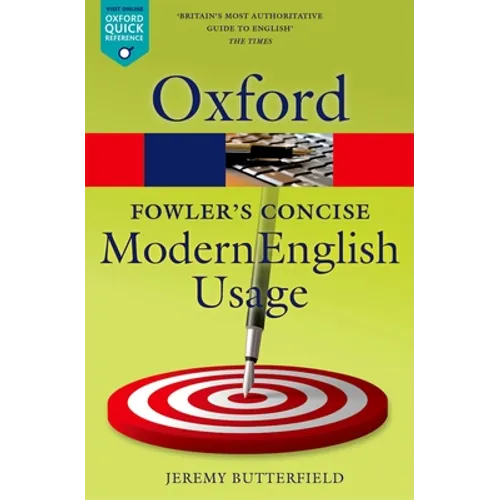Fowler's Concise Dictionary of Modern English Usage - Paperback