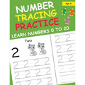 Number Tracing Practice Learn Numbers 0 to 20 - Paperback