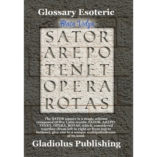 Atma Vidya: Glossary Esoteric - Hardcover