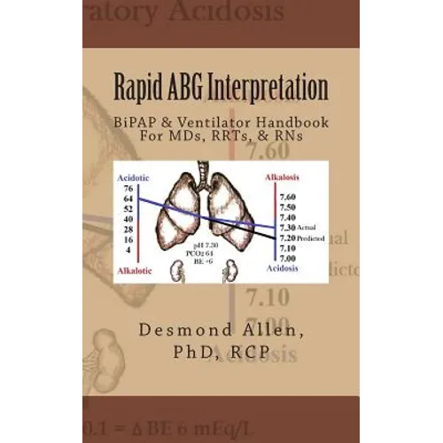 Rapid ABG Interpretation: BiPAP & Ventilator Handbook For MDs, RRTs, & RNs - Paperback