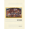 Vintage Lined Notebook Greetings from Rehoboth Beach - Paperback