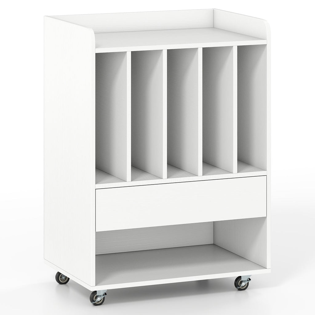 Record Player Stand Turntable Stand with Drawer and Record Holder