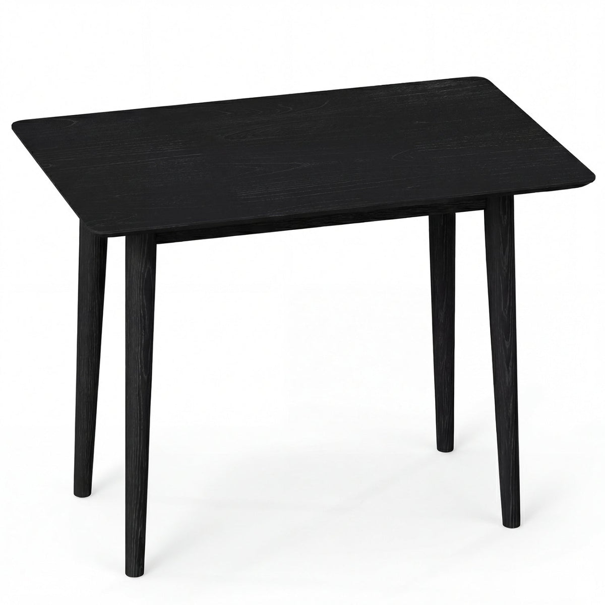 Rectangular Wooden Dining Table for 2-4 34 Inch Farmhouse Solid Wood Kitchen Table