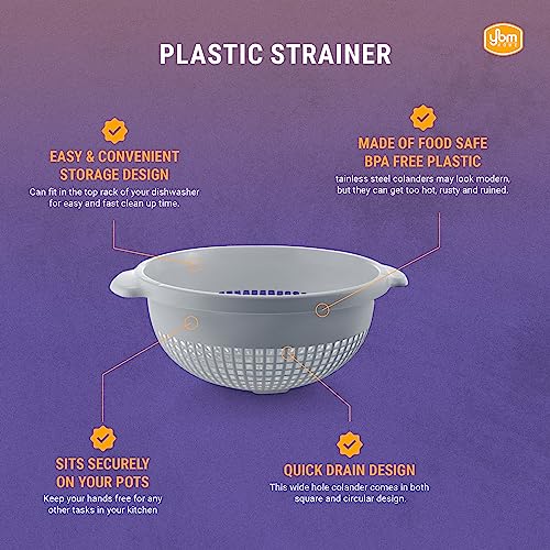 Red Strainer With Handle