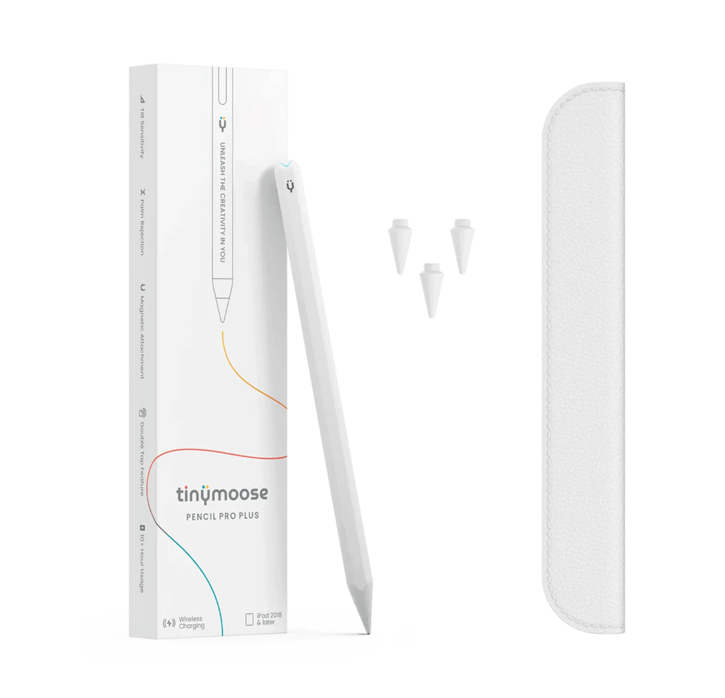 Pencil Pro Plus - iPad Pen with Wireless Charging – Alpine White