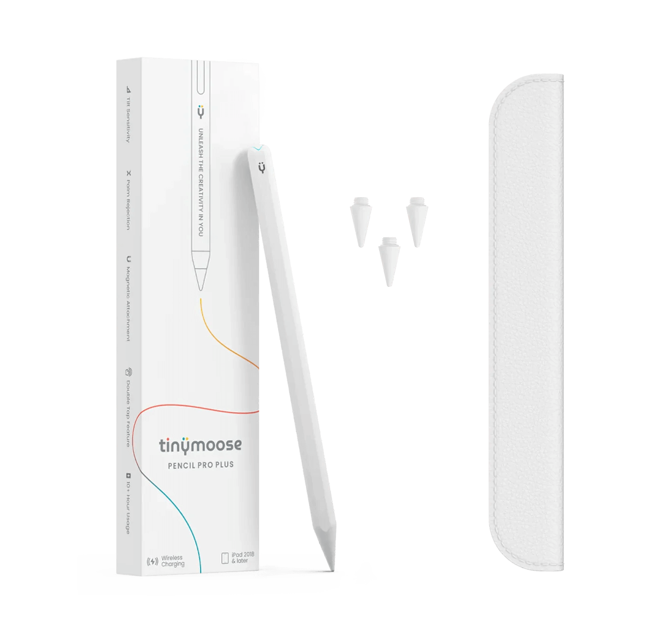 Pencil Pro Plus - iPad Pen with Wireless Charging – Alpine White