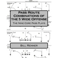 Pass Route Combinations of the 5 Wide Offense: The Nine Core Pass Plays - Paperback