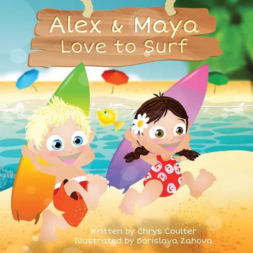 Alex & Maya Love to Surf - Paperback