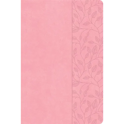 CSB Large Print Thinline Bible, Value Edition, Soft Pink Leathertouch - Imitation Leather