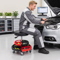 Rolling Mechanic Stool with Adjustable Height and Tool Trays