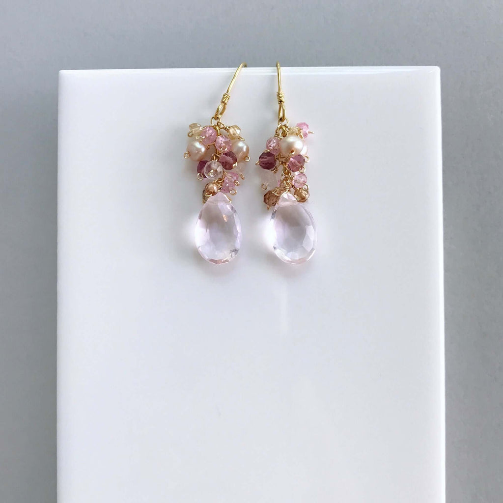 Rose Pink Bala Earrings