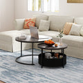 Round Coffee Table Set of 2
