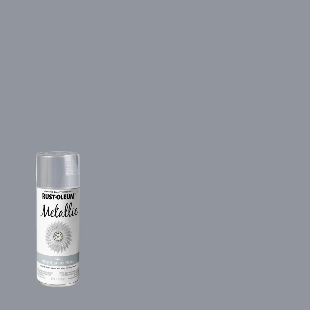 Rust-oleum Metallic Silver Spray Paint