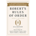 Robert's Rules of Order Newly Revised, 12th Edition - Paperback
