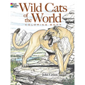 Wild Cats of the World Coloring Book - Paperback