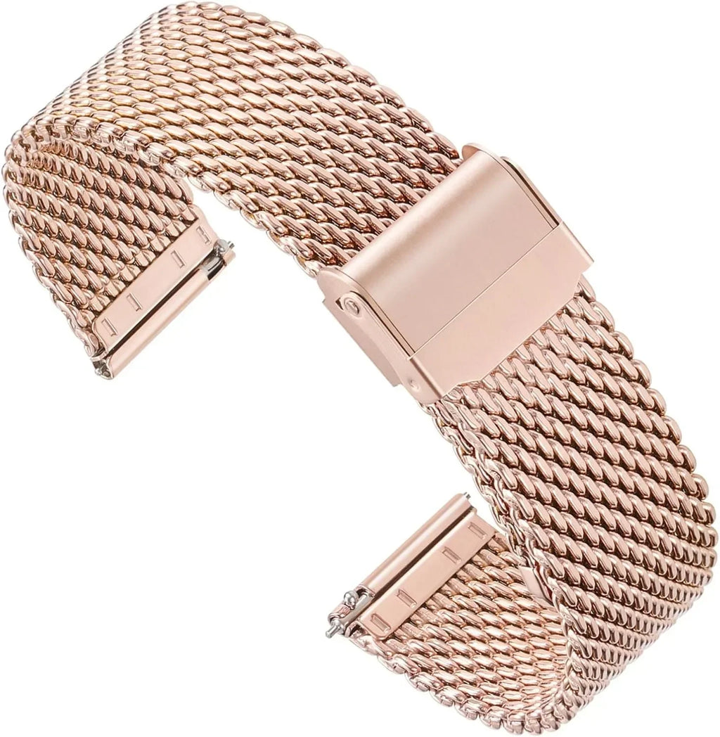 Garmin 18/20/22/24mm Quick Release Shark Mesh Steel Band