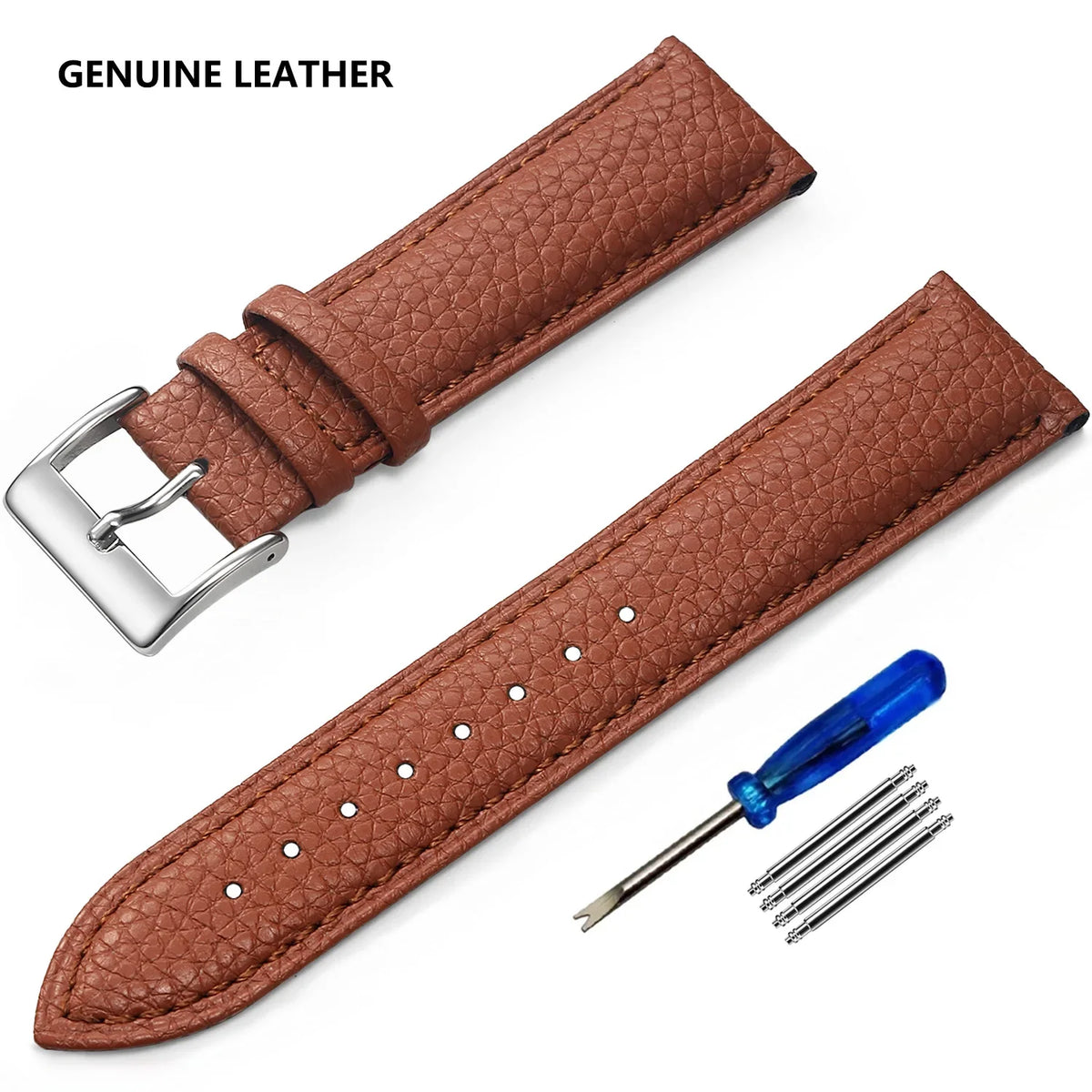 COROS PACE & APEX Grained Leather Band, Spring Bars & Tool
