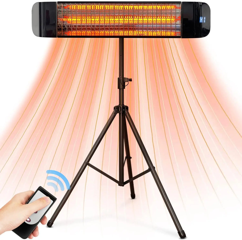 Electric Patio Heater 1500W Infrared Outdoor CSA Certified Mounts