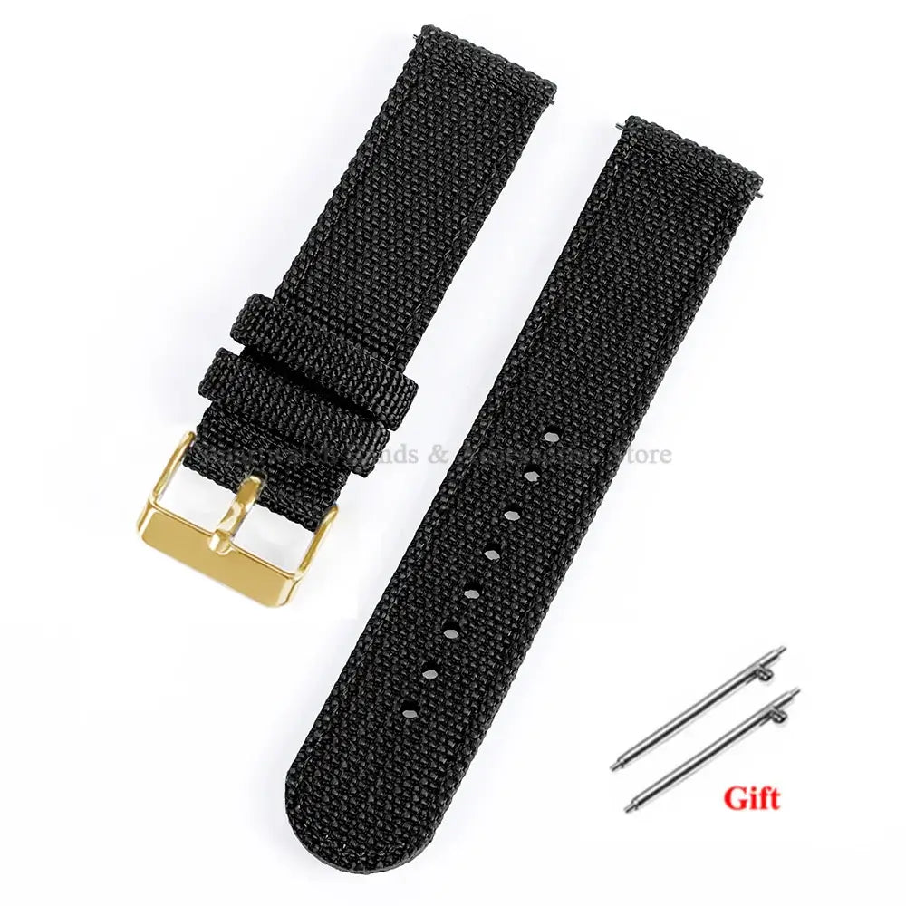 Garmin 18/20/22mm Quick Release Woven Nylon Band with Buckle Options