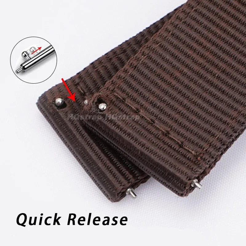 Samsung Galaxy Watch 7, 6, 5, 4 & FE Woven Nylon Band