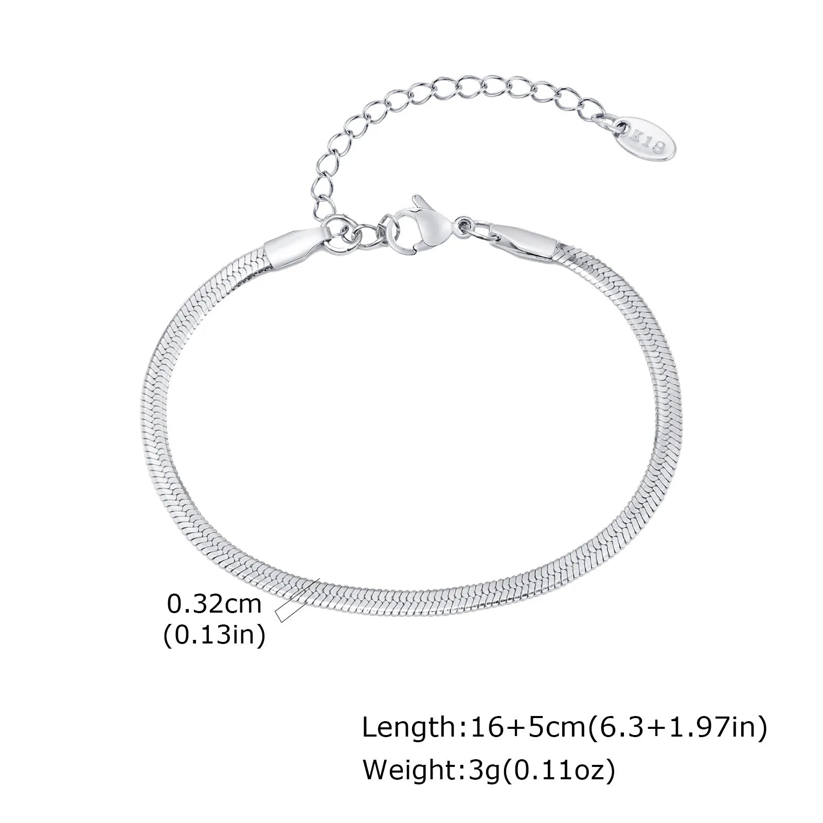 1/2/3pcs Chain Bracelet for, Stainless Steel Twisted Rope Cuban Chain