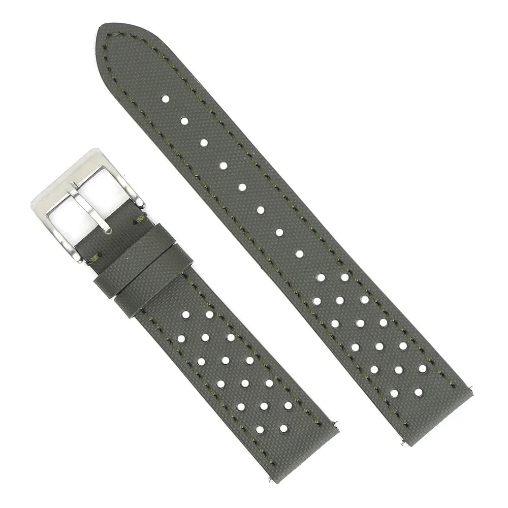 Garmin 18/20/22mm Quick Release Perforated Sailcloth Rally Band