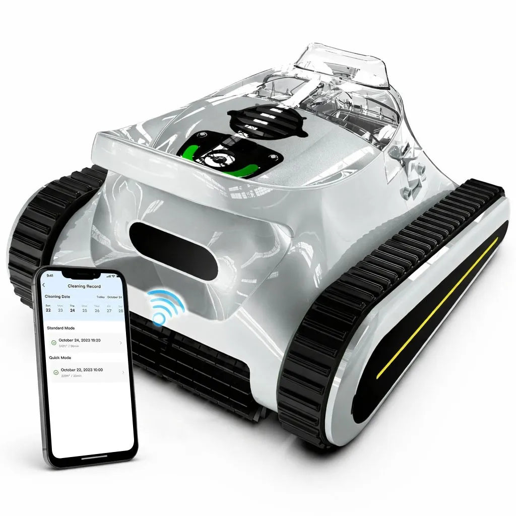 Smart Navigation Pool Cleaner Wall and Waterline Cleaning Vacuum APP Control