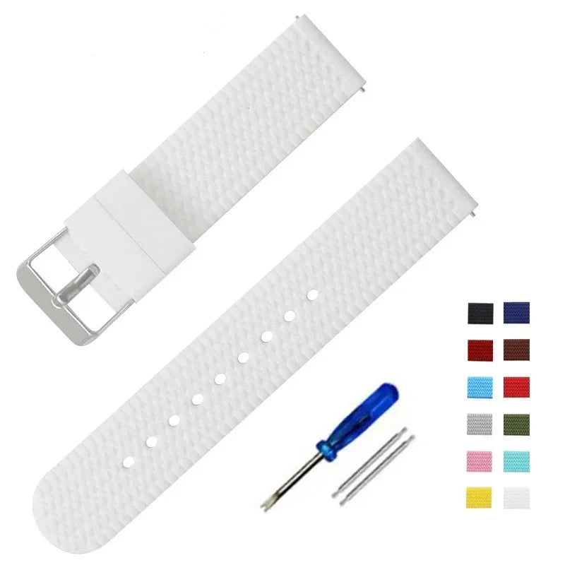 Garmin 18/20/22/24mm Quick Release Textured Silicone Sport Band
