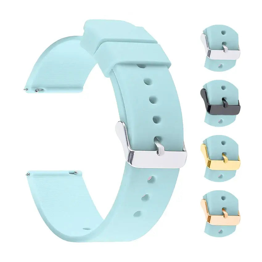 Garmin 18/20/22mm Quick Release Smooth Silicone Band with Pin Buckle