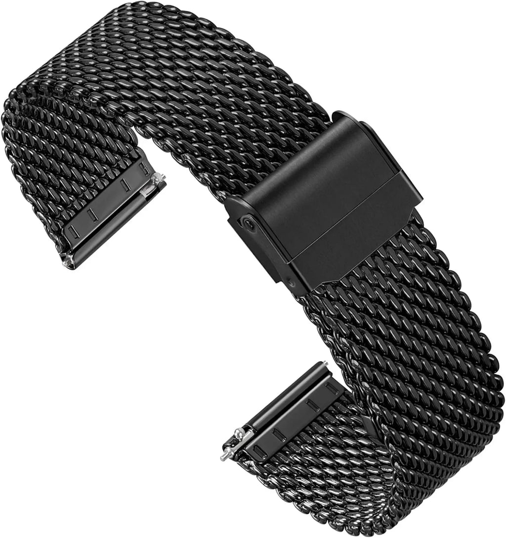 Garmin 18/20/22/24mm Quick Release Shark Mesh Steel Band
