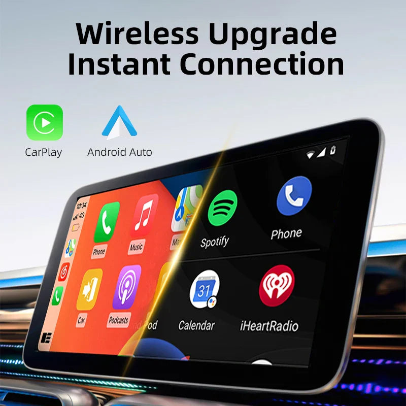 Vyvylabs Upgraded Wireless CarPlay Adapter For iPhone And Android