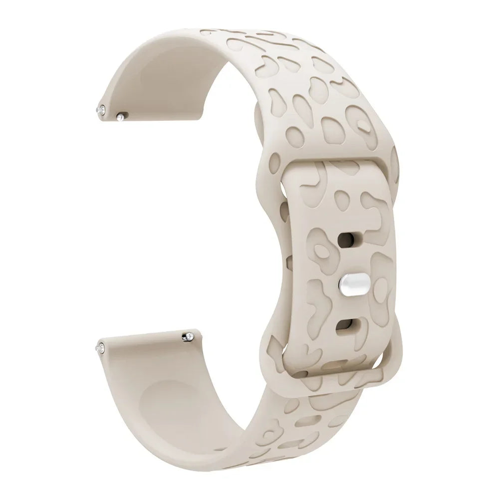 Amazfit Balance, GTR, GTS & Bip Leopard Print Silicone Band