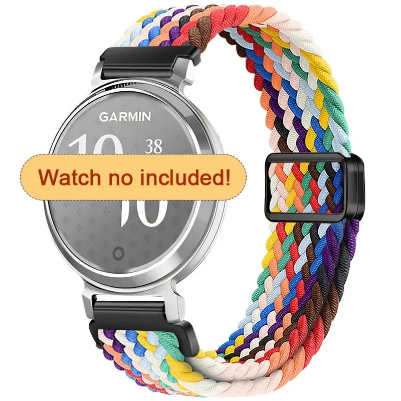 Garmin Lily 2 & 2 Active 14mm Braided Nylon Magnetic Band