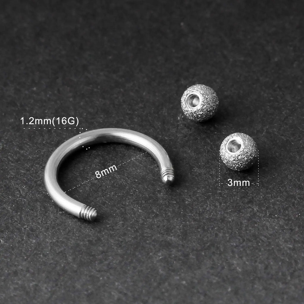 31 Styles 16G Surgical Steel 1 Pcs Nose Septum Rings Piercing Jewelry