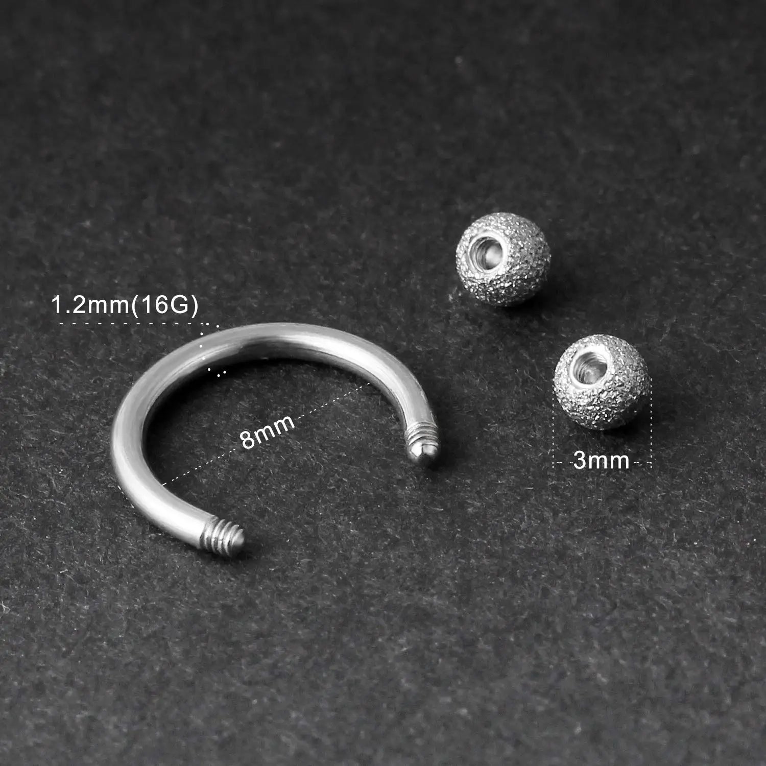 31 Styles 16G Surgical Steel 1 Pcs Nose Septum Rings Piercing Jewelry
