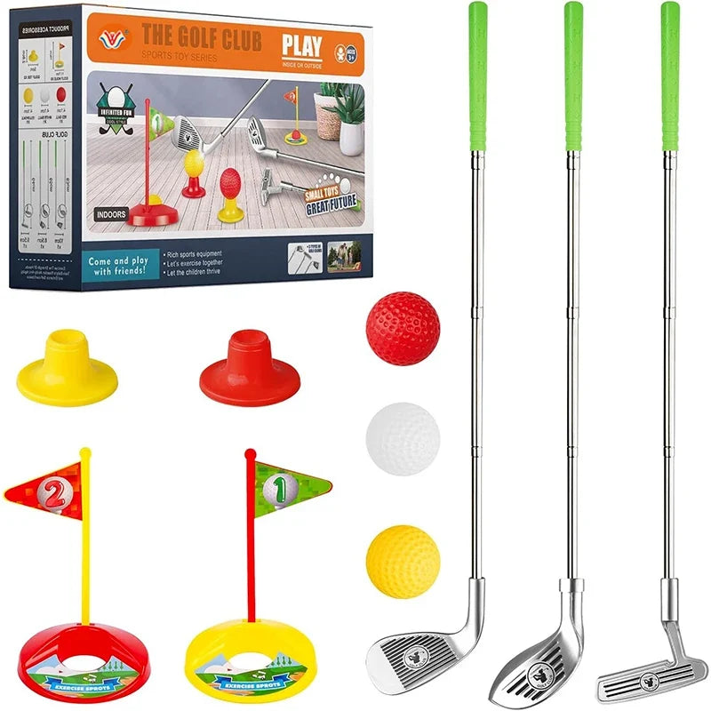 Kids' Golf Club Play Set – Retractable Toy Clubs