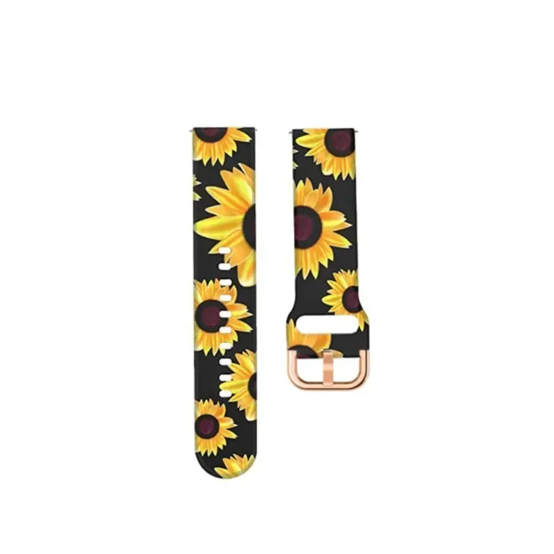 Samsung Galaxy Watch 7, 6, 5, 4 & FE Printed Silicone Band