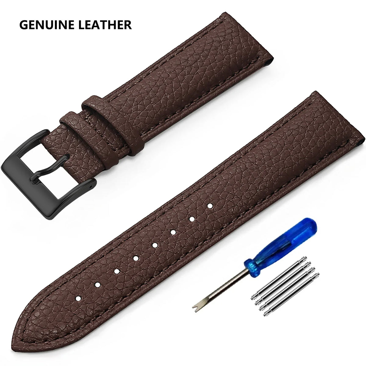 COROS PACE & APEX Grained Leather Band, Spring Bars & Tool