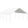 Heavy Duty Carport Canopy Portable Garage With Galvanized Steel Frame