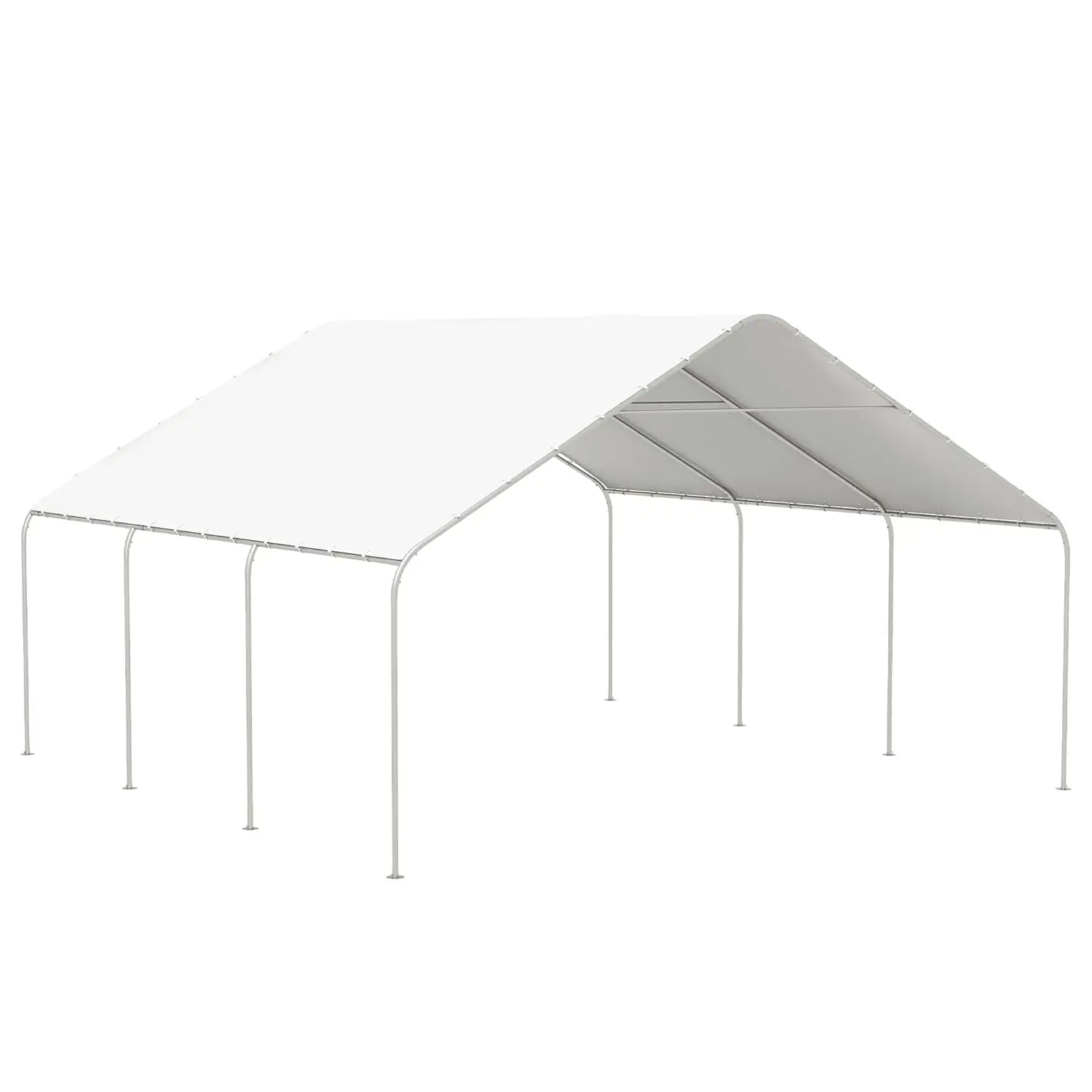 Heavy Duty Carport Canopy Portable Garage With Galvanized Steel Frame