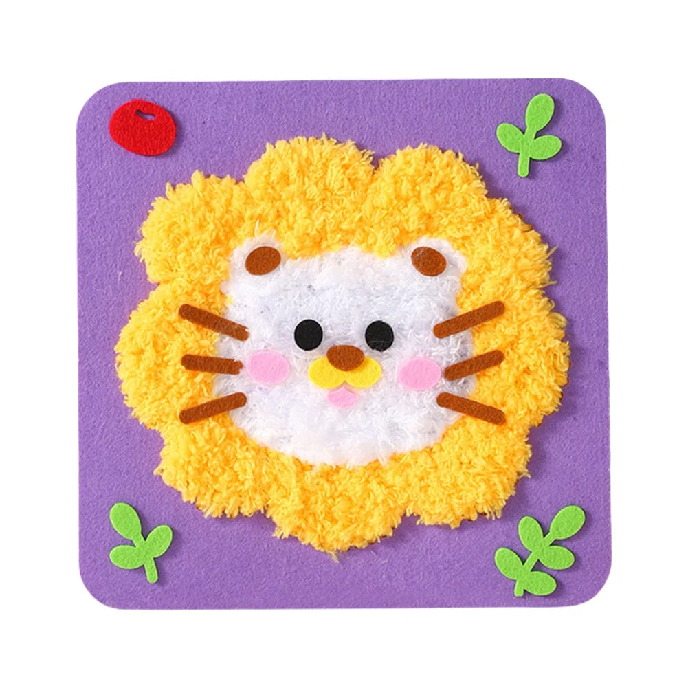 Creative DIY Sewing Kit for Beginners | Cute Animal Embroidery Doll Set