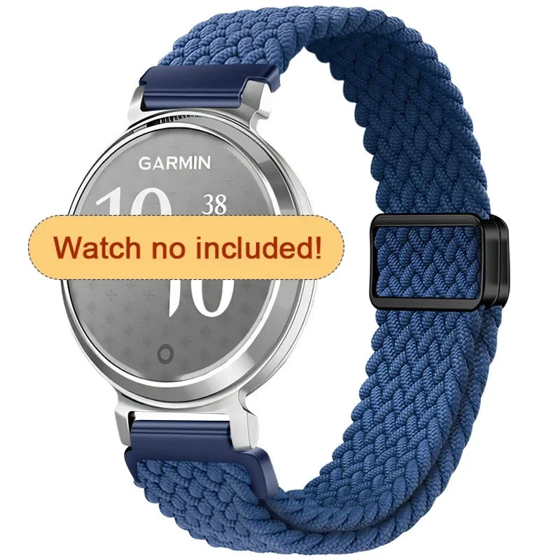 Garmin Lily 2 & 2 Active 14mm Braided Nylon Magnetic Band