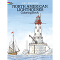 North American Lighthouses Coloring Book - Paperback